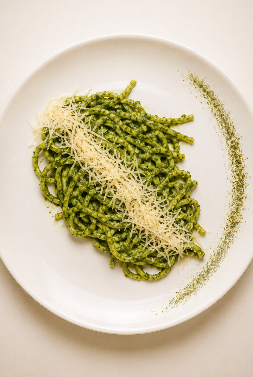 Paste cu sos pesto (lacto-veg)/Paste AOP